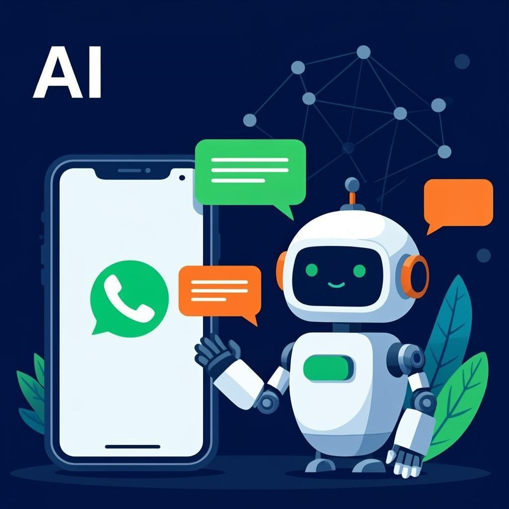 Ilustración de contacto para el curso de IA